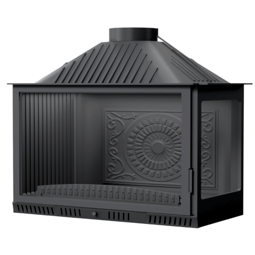 70'lik L Tipi İki Yönlü  Açık Şömine Haznesi