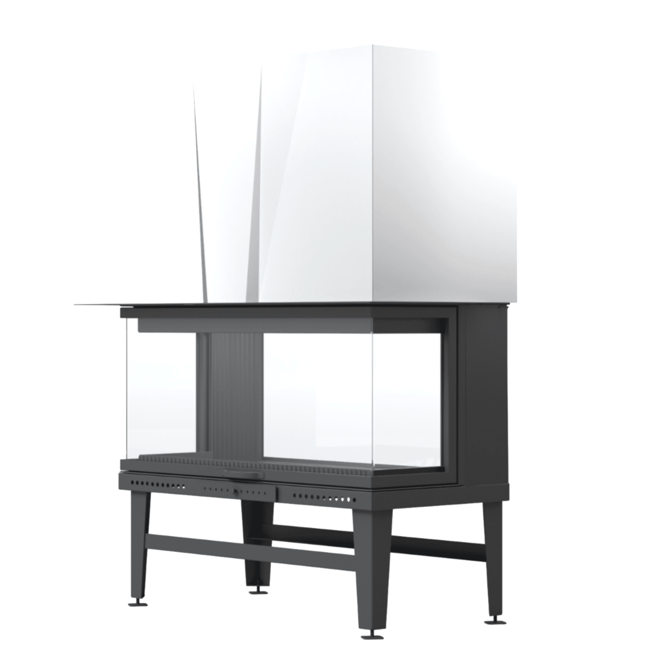 90’LIK Özel Tasarım Asansörlü Şömine Haznesi (Ön U Arka Düz)